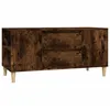 Image de Meuble Tv Chêne Fumé 102x44,5x50 Cm Bois D'ingénierie Vidaxl