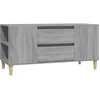 Image de Meuble Tv Sonoma Gris 102x44,5x50 Cm Bois D'ingénierie Vidaxl
