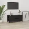 Image de Meuble Tv Noir 102x44,5x50 Cm Bois D'ingénierie Vidaxl