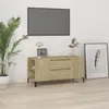 Image de vidaXL Meuble TV Chêne sonoma 102x445x50 cm Bois dingénierie 819607