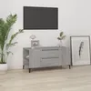 Image de Meuble Tv Sonoma Gris 102x44,5x50 Cm Bois D'ingénierie Vidaxl