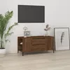 Image de Meuble Tv Chêne Marron 102x44,5x50 Cm Bois D'ingénierie Vidaxl