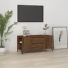 Image de vidaXL Meuble TV Chêne marron 102x445x50 cm Bois dingénierie 819611