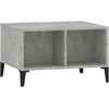 Image de Table Basse Gris Béton 60x50x36,5 Cm Bois D'ingénierie Vidaxl