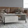 Image de Table Basse Gris Béton 90x50x36,5 Cm Bois D'ingénierie Vidaxl
