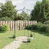 Image de Arche De Jardin Noir Ø180x255 Cm Acier Vidaxl