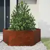 Image de Jardinière Rouillé 138x120x45 Cm Acier Corten Vidaxl