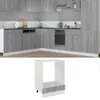 Image de vidaXL Meuble de four Riga Gris Sonoma 60 x 46 x 815 cm Bois dingénierie 825835