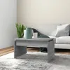 Image de 825841 vidaXL Table basse Sonoma gris 68x50x38 cm Bois dingénierie