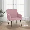 Image de Fauteuil Rose 63x76x80 Cm Velours Vidaxl