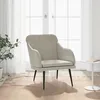 Image de Fauteuil Gris Clair 63x76x80 Cm Velours Vidaxl