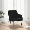 Image de Fauteuil Noir 63x76x80 Cm Velours Vidaxl