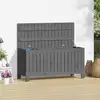 Image de Boîte De Rangement De Jardin Gris 108x42,5x54 Cm Bois De Pin Vidaxl