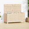 Image de Boîte De Rangement De Jardin 121x55x64 Cm Bois Massif De Pin Vidaxl