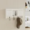 Image de 350631 vidaXL Armoire à clés Blanc 40x85x20 cm Bois dingénierie et acier