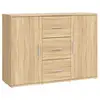 Image de Vidaxl buffet chêne sonoma 91x29,5x65 cm bois d'ingénierie