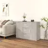 Image de Buffet Gris Béton 91x29,5x65 Cm Bois D'ingénierie Vidaxl