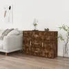Image de vidaXL Buffet Chêne fumé 91x295x65 cm Bois dingénierie 823347
