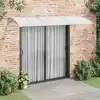 Image de Auvent De Porte Gris 300x100 Cm Polycarbonate Vidaxl