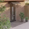 Image de vidaXL Auvent de Porte Marquise Solaire avec Support Abri Protection contre Pluie Banne Entrée Porte Patio 150x75 cm 153582