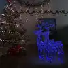 Image de Décorations De Noël De Renne 2 Pcs 60x16x100 Cm Acrylique Vidaxl