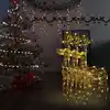 Image de Décorations De Noël De Renne 3 Pcs 60x16x100 Cm Acrylique Vidaxl