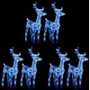 Image de vidaXL 6x Rennes de Noël 240 LED Décoration de Noël Rennes Illuminés Décoration de Vacances Ornement de Fête Jardin 3154259