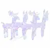 Image de Rennes De Noël 4 Pcs 160 Led Multicolore Acrylique Vidaxl