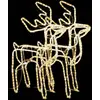 Image de Rennes De Noël 2 Pcs Blanc Chaud 76x42x87 Cm Vidaxl