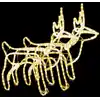 Image de Rennes De Noël 2 Pcs Blanc Chaud 60x30x60 Cm Vidaxl