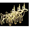 Image de Rennes De Noël 3 Pcs Blanc Chaud 60x30x60 Cm Vidaxl