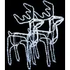 Image de Rennes De Noël 2 Pcs Blanc Froid 76x42x87 Cm Vidaxl