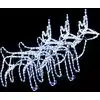 Image de Rennes De Noël 3 Pcs Blanc Froid 60x30x60 Cm Vidaxl