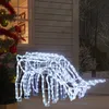 Image de Rennes De Noël 2 Pcs Blanc Froid 73x31x45 Cm Vidaxl