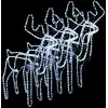 Image de Rennes De Noël Avec Têtes Mobiles 3 Pcs Blanc Froid 76x42x87 Cm Vidaxl