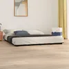 Image de Cadre De Lit Sans Matelas Noir 200x200 Cm Bois Massif De Pin Vidaxl