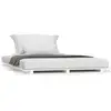 Image de Vidaxl cadre de lit sans matelas blanc 150x200 cm bois de pin massif