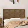 Image de Tête De Lit Murale Marron Miel 146x3x63 Cm Bois Massif De Pin Vidaxl