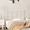 Image de Tête De Lit Murale Blanc 81x3x63 Cm Bois Massif De Pin Vidaxl