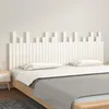 Image de vidaXL Tête de lit murale Blanc 204x3x80 cm Bois massif de pin 824779