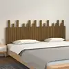 Image de Tête De Lit Murale Marron Miel 204x3x80 Cm Bois Massif De Pin Vidaxl