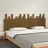 Image de vidaXL Tête de lit murale Marron miel 204x3x80 cm Bois massif de pin 824781