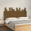 Image de Tête De Lit Murale Marron Miel 146,5x3x80 Cm Bois Massif De Pin Vidaxl