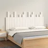 Image de Tête De Lit Murale Blanc 159,5x3x80 Cm Bois Massif De Pin Vidaxl