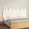 Image de vidaXL Tête de lit murale Blanc 166x3x80 cm Bois massif de pin 824809