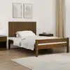 Image de Tête De Lit Murale Marron Miel 127,5x3x60 Cm Bois Massif De Pin Vidaxl