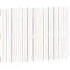 Image de Tête De Lit Murale Blanc 82,5x3x60 Cm Bois Massif De Pin Vidaxl
