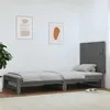 Image de Tête De Lit Murale Gris 82,5x3x60 Cm Bois Massif De Pin Vidaxl