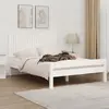 Image de Tête De Lit Murale Blanc 140x3x60 Cm Bois Massif De Pin Vidaxl