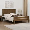 Image de Tête De Lit Murale Marron Miel 140x3x60 Cm Bois Massif De Pin Vidaxl